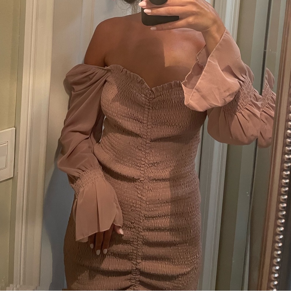 Ruched Mini Dress